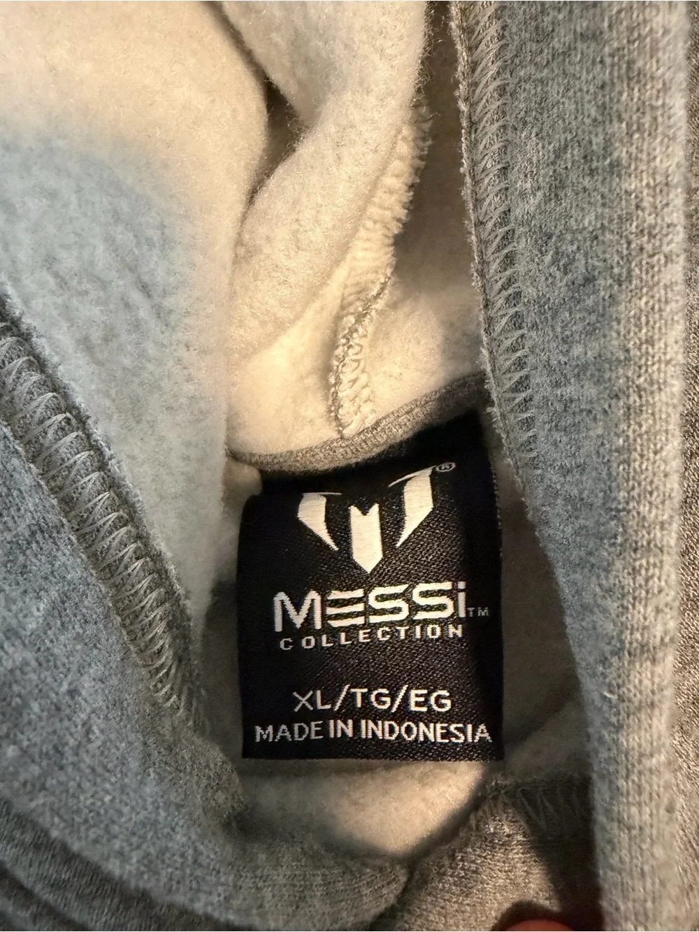 Gray 'Messi' Graphic Hoodie Sweatshirt - Casual Kids Hoodie
